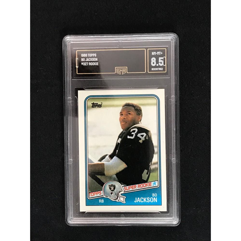 1988 Topps Bo Jackson Rookie Gma 8.5 (1 of 2)