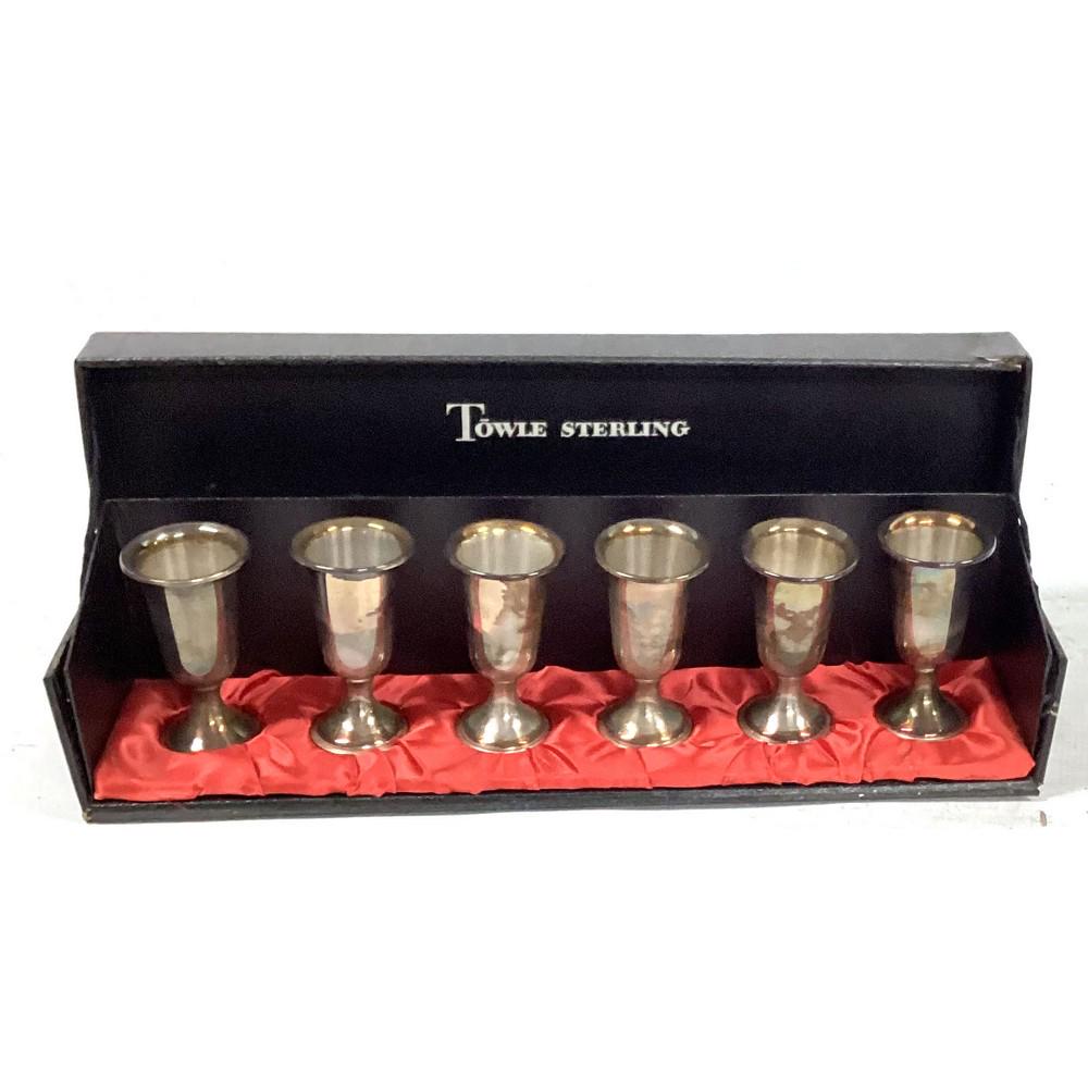 Towle Sterling Silver Pedestal Cordial Cups (1 of 1)