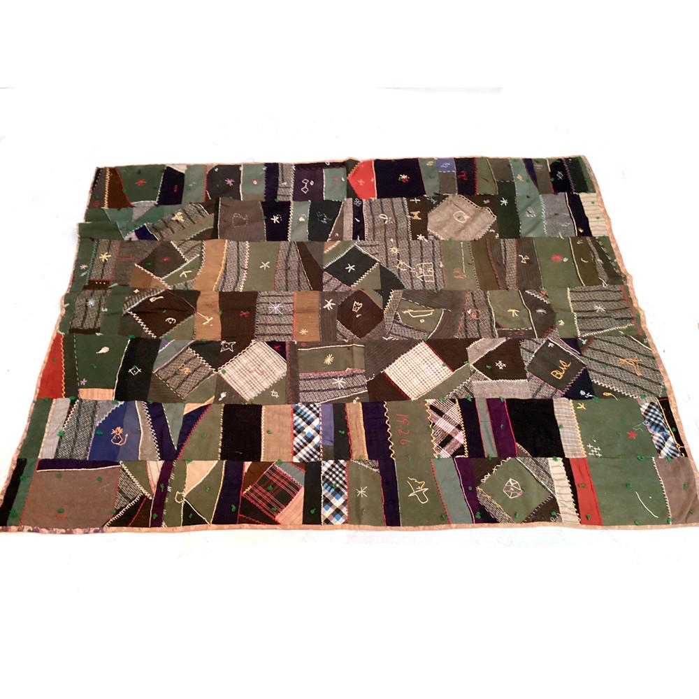 Maine Folk Art Patchwork Quilt, Well Made, Colorfu (1 of 1)