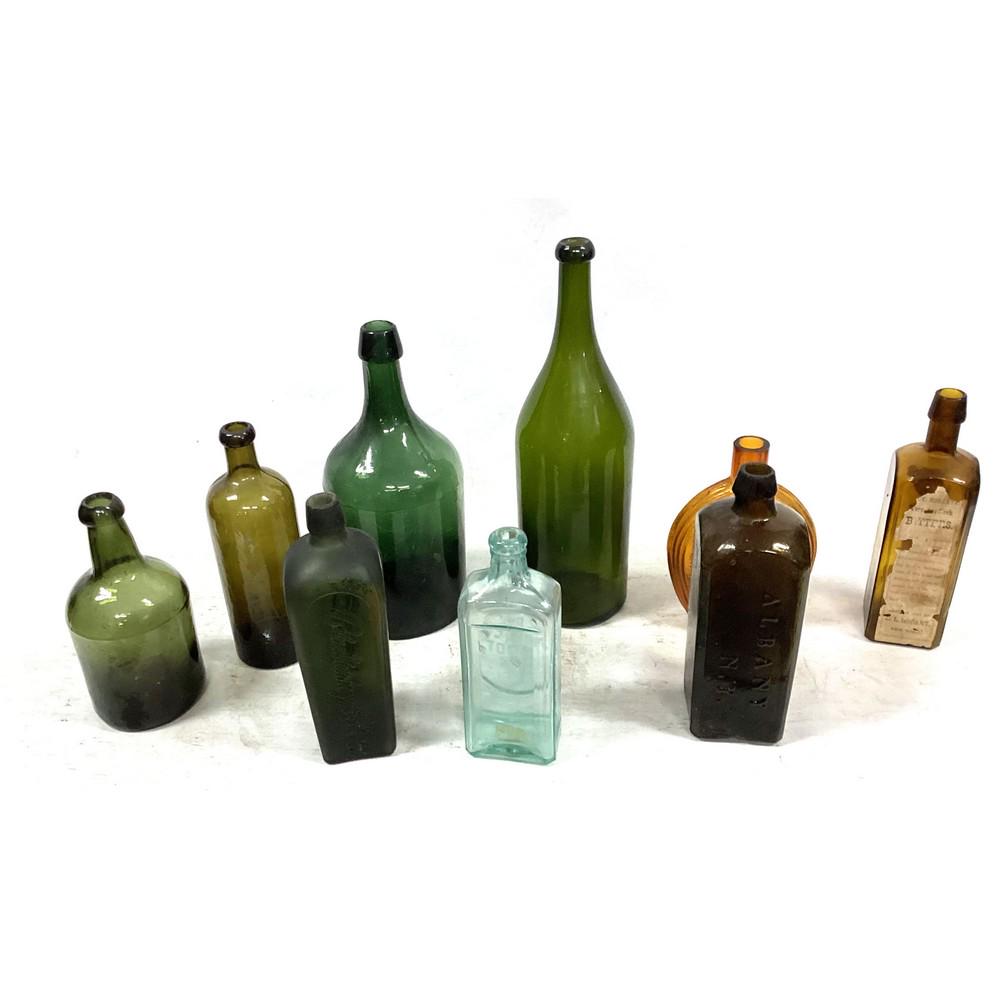 Lot of 9 Vintage Bottles (1 of 3)