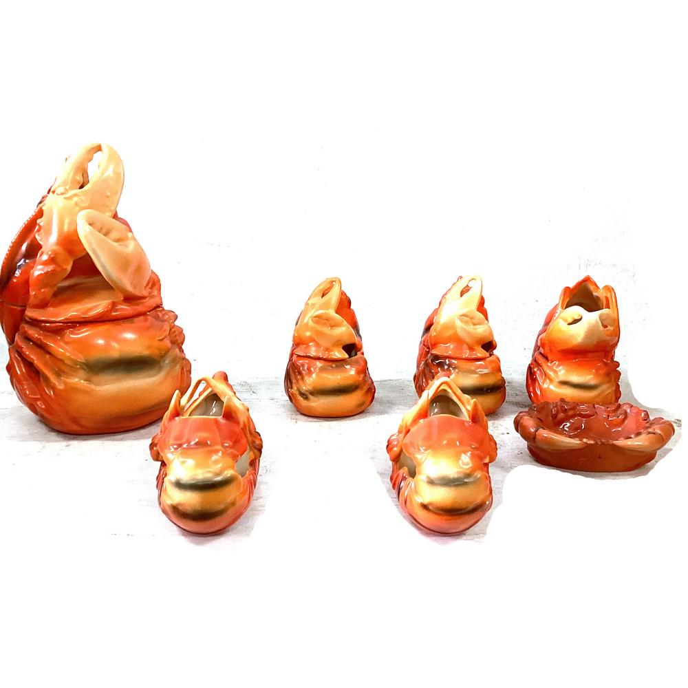 Royal Bayreuth Bavaria Lobster Set 7 Piece (1 of 2)