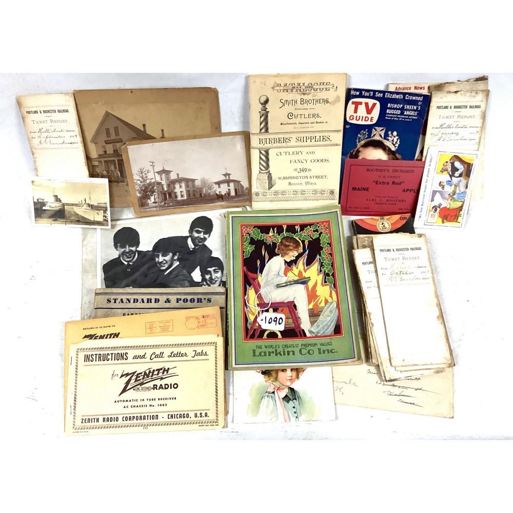 Ephemera Lot (1 of 1)