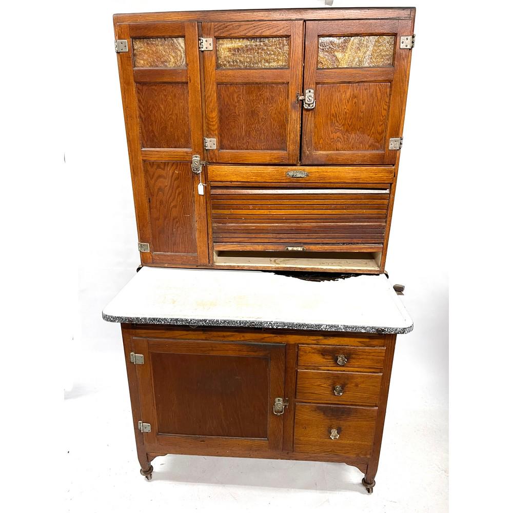 Sellers Oak Hoosier Cabinet (1 of 4)