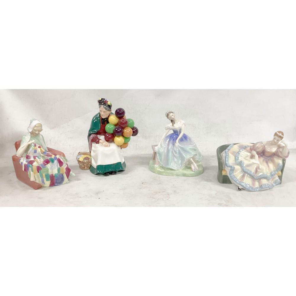4 figures ladies Royal Doulton (1 of 1)