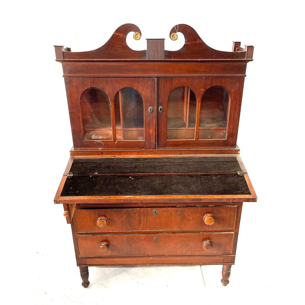 Vic secretary writing desk 3 draws (1 of 3)
