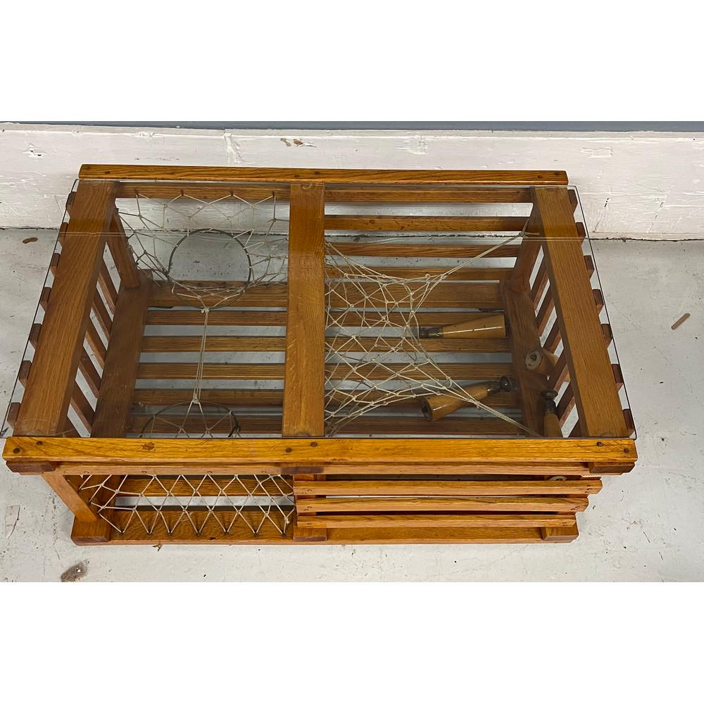Lobster trap coffee table deals