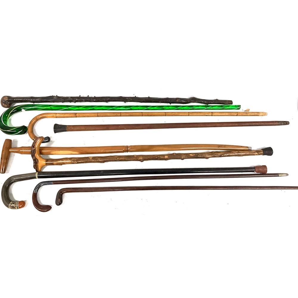 Lot of 9 Vintage Canes (1 of 1)