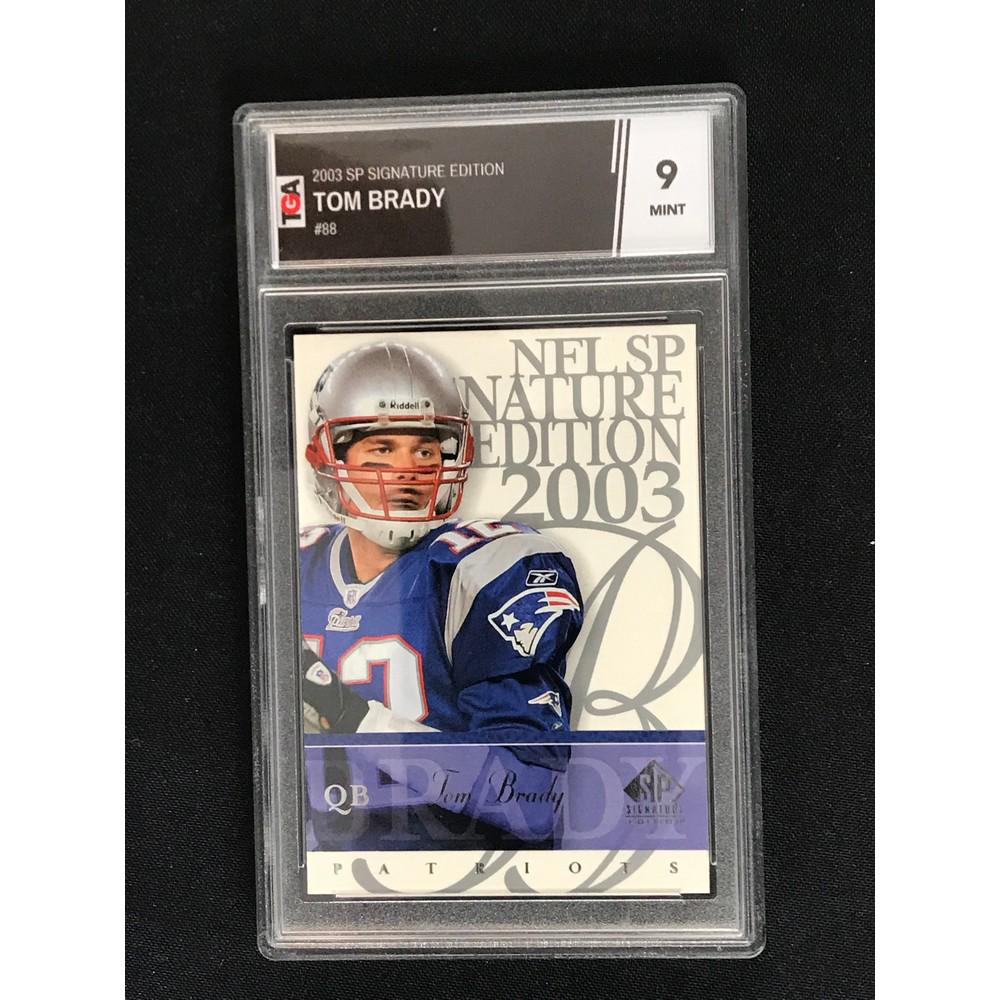 2003 Sp Signature Edition Tom Brady Tga 9 (1 of 2)