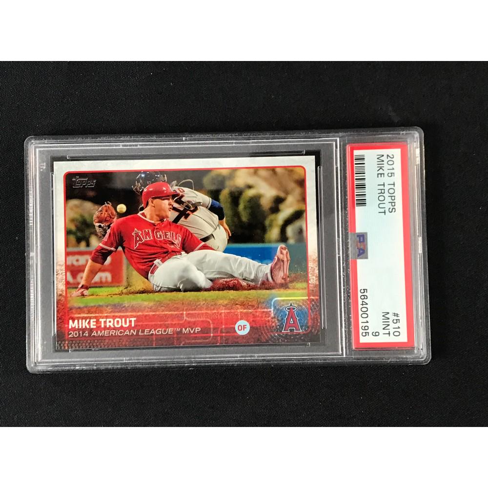 2015 Topps Mike Trout Psa 9 (1 of 2)