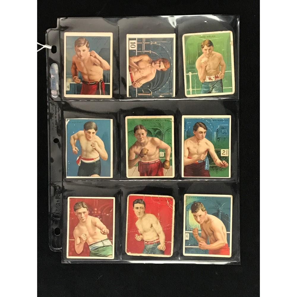 9 1909 T218 Boxing Cards (1 of 2)