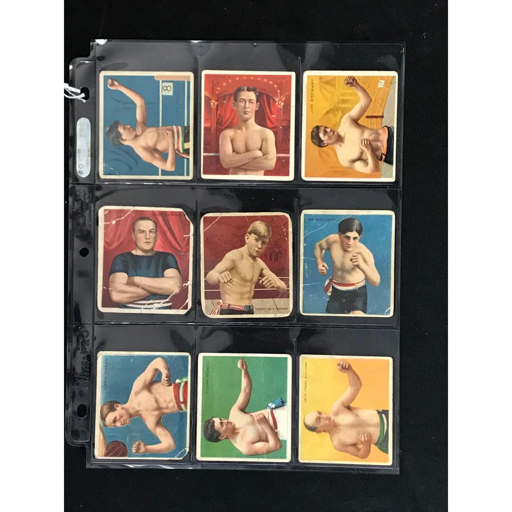 9 1909 Mecca Boxing Cards: 9 1909 Mecca Boxing Cards
