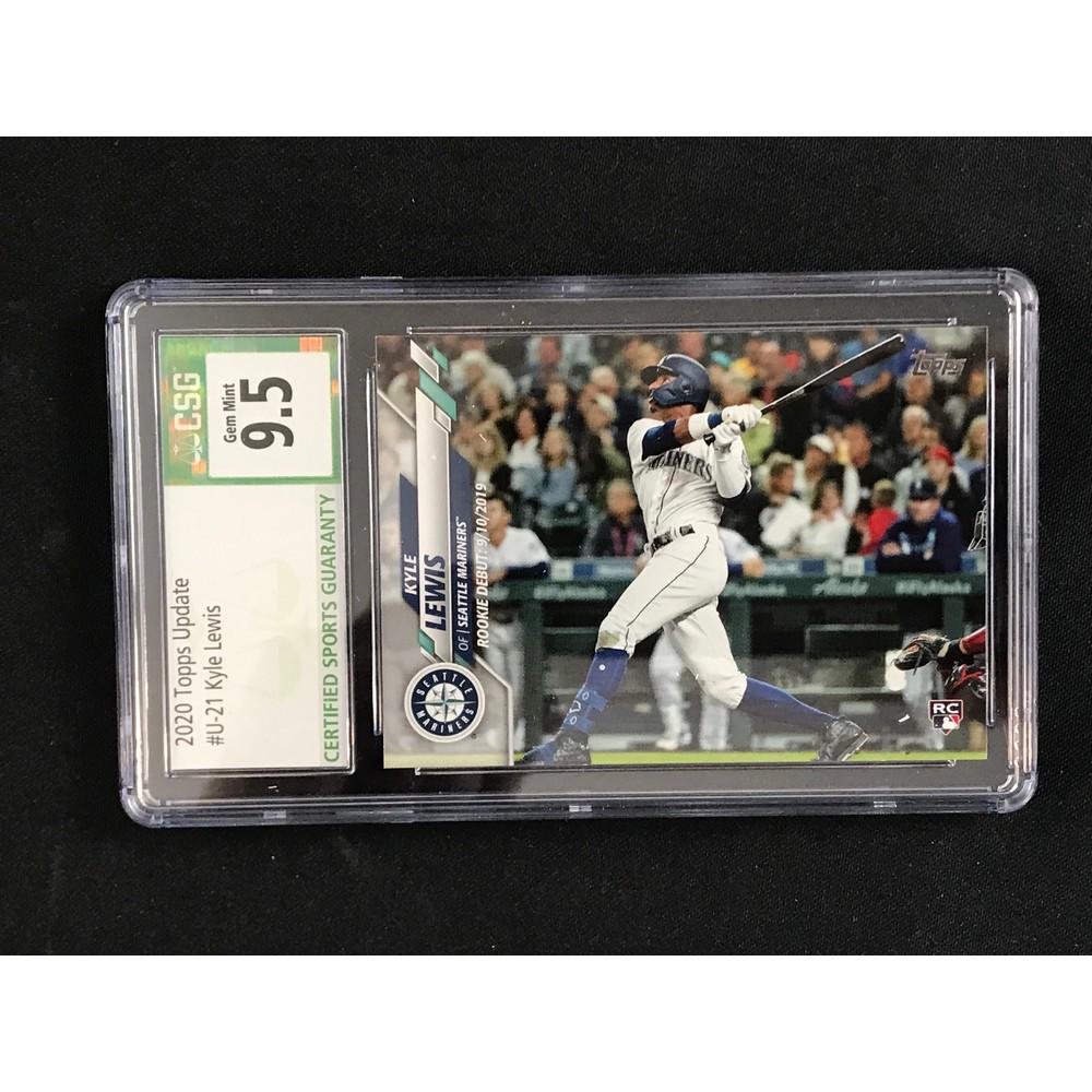 2020 Topps Update Kyle Lewis Rc Csg 9.5 (1 of 2)