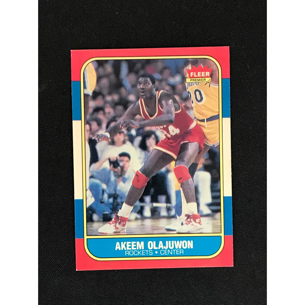 1986 Fleer Akeem Olajuwon Rookie (1 of 2)