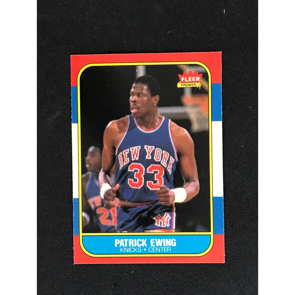 1986 Fleer Patrick Ewing Rookie Card (1 of 2)