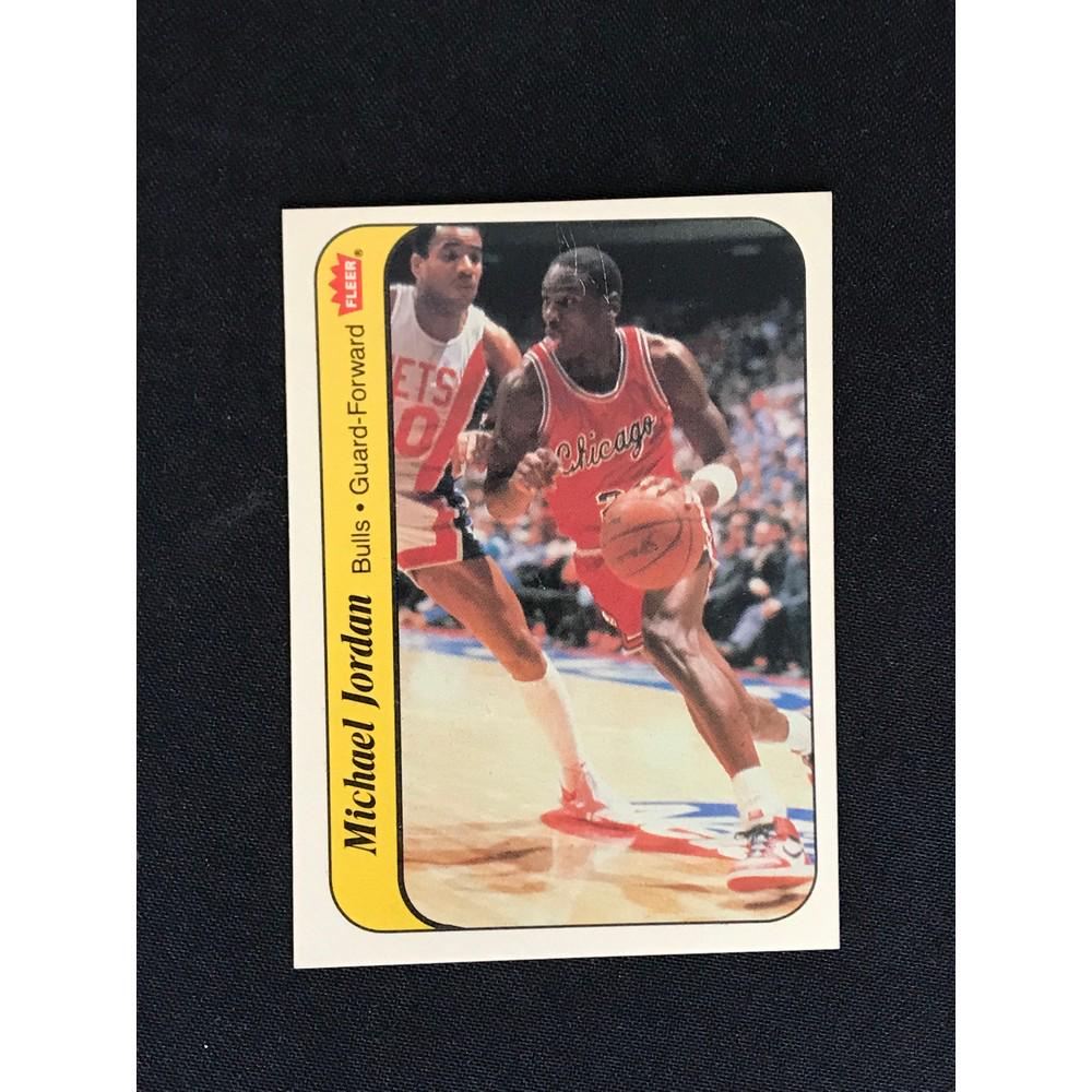 1986 Fleer Michael Jordan Rookie Sticker (1 of 2)