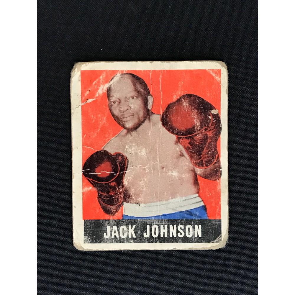 1948 Leaf Jack Johnson Boxing Card: 1948 Leaf Jack Johnson Boxing Card