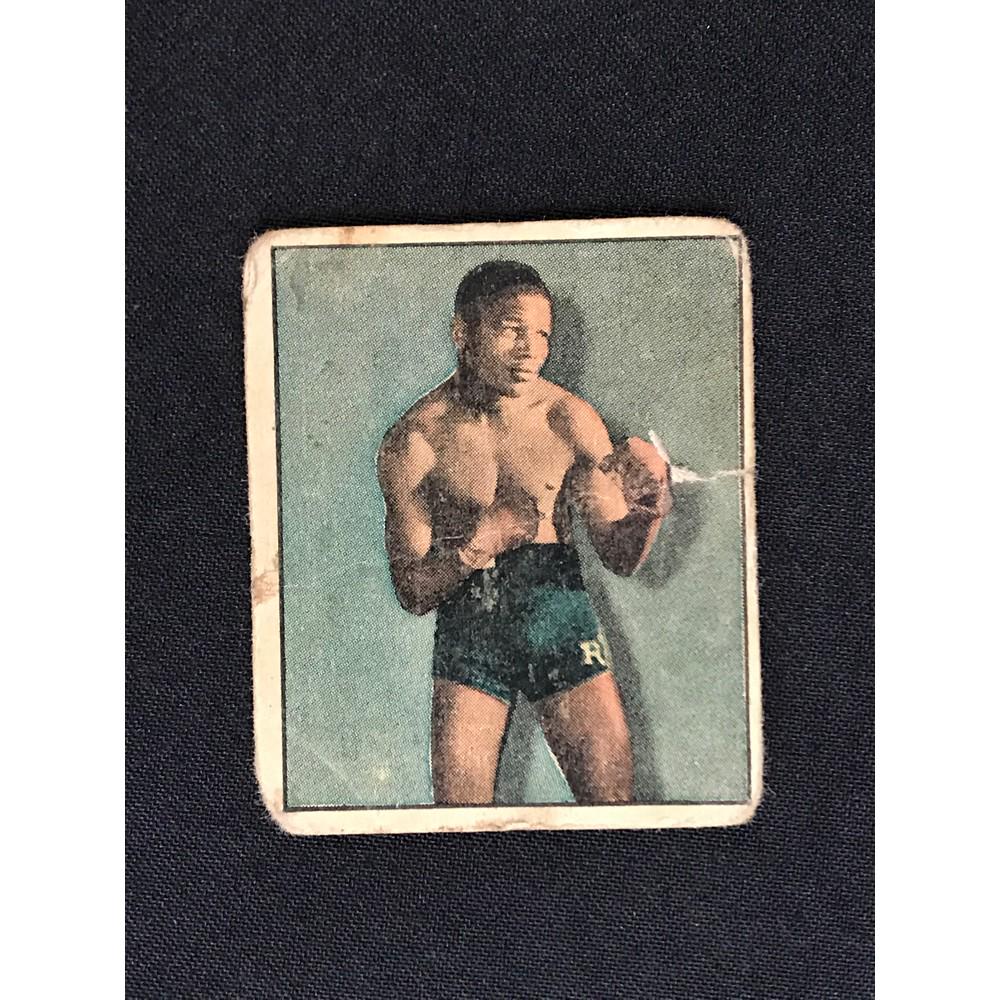 1951 Berk Ross Sugar Ray Robinson Card (1 of 2)