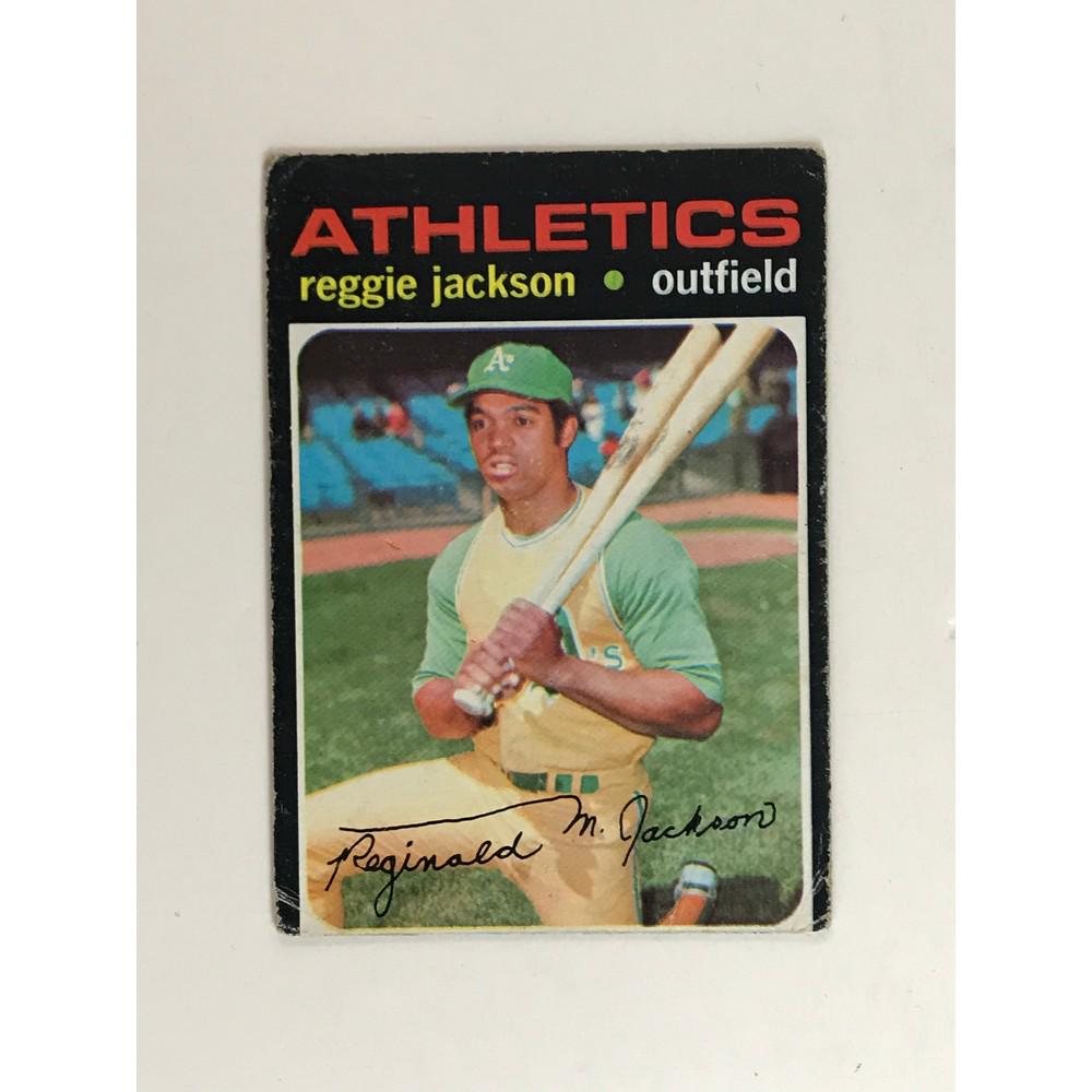 1971 Topps Reggie Jackson Card (1 of 2)