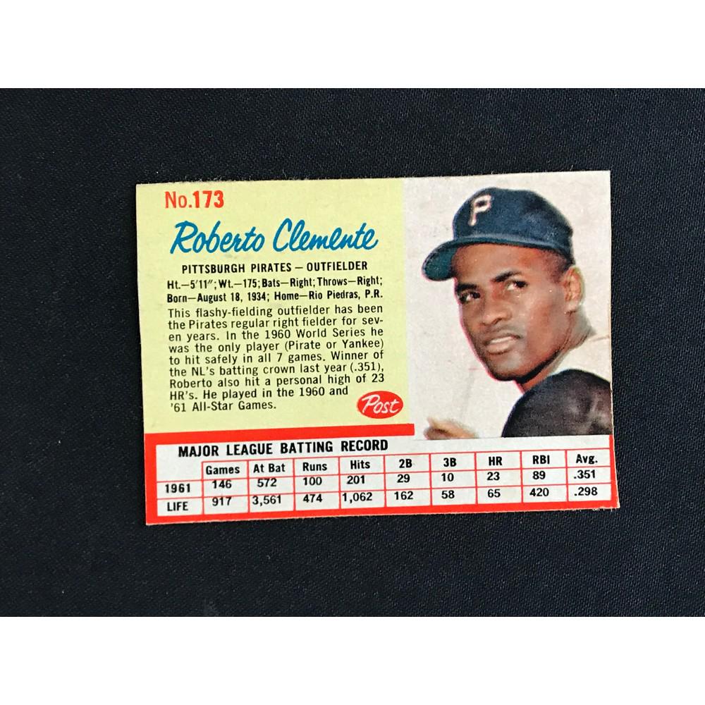 1962 Post Cereal Roberto Clemente (1 of 2)