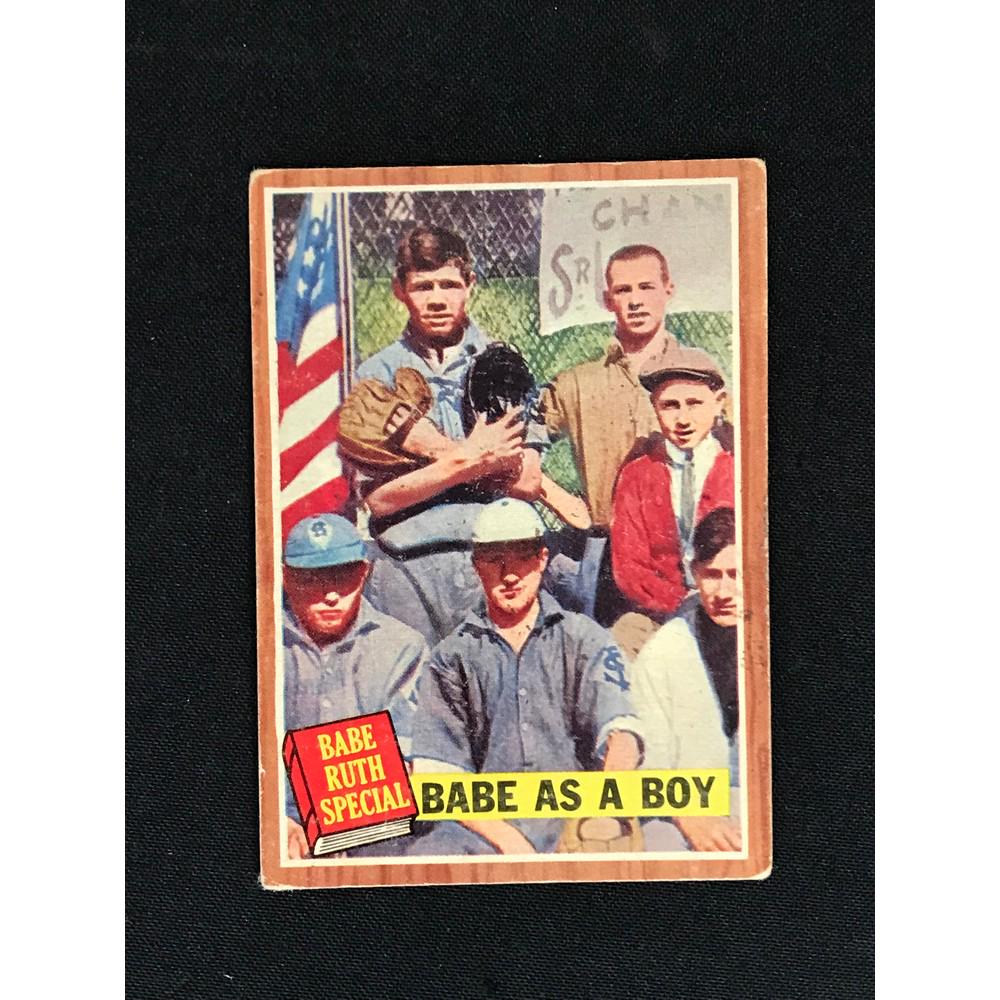 1962 Topps Babe Ruth Card (1 of 2)