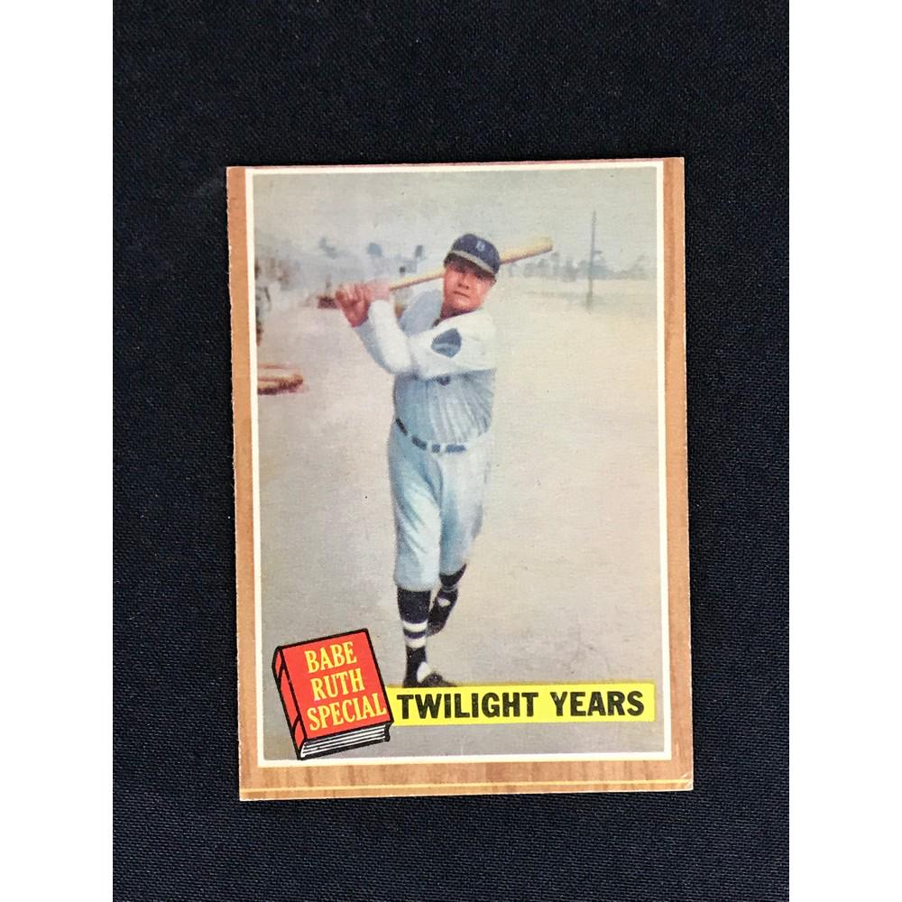 1962 Topps Babe Ruth Card (1 of 2)