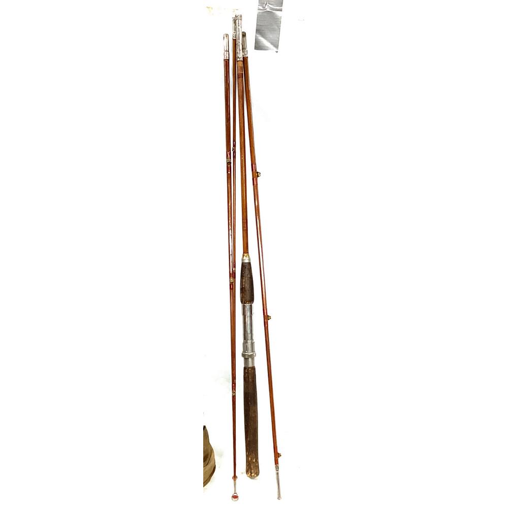 Lot of 6 Vintage Bamboo Fly Rods with Socks and 1 (1 of 5)