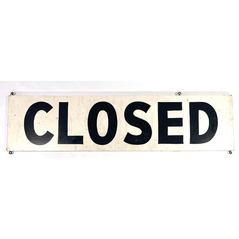 Double Sided Wooden Open/Closed Sign (1 of 2)