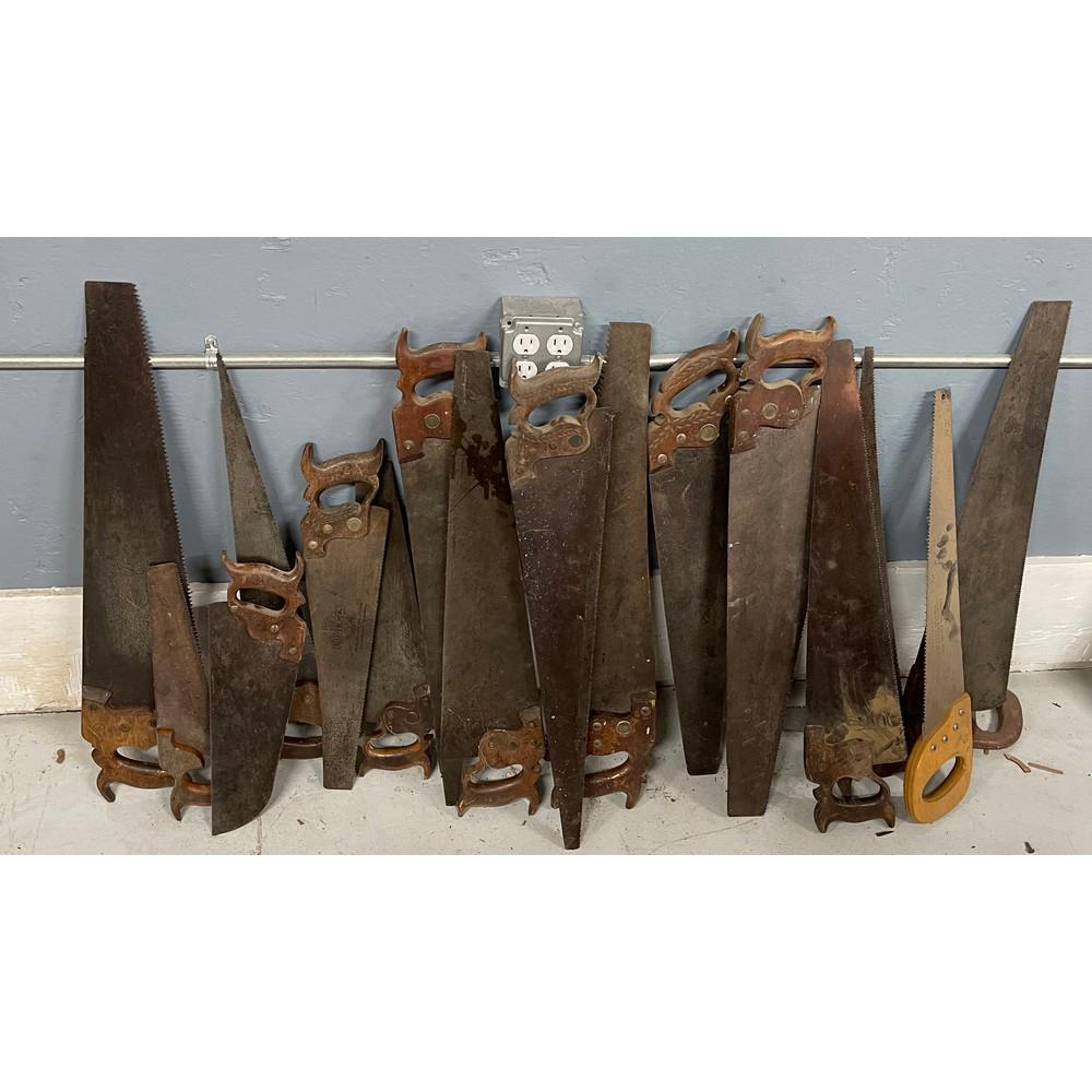 17 Vintage Hand Saws (1 of 2)