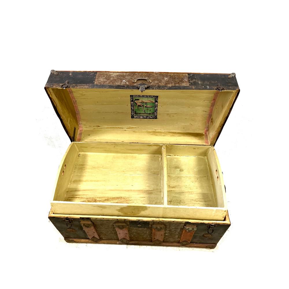 Antique Dometop Steamer Trunk (1 of 5)