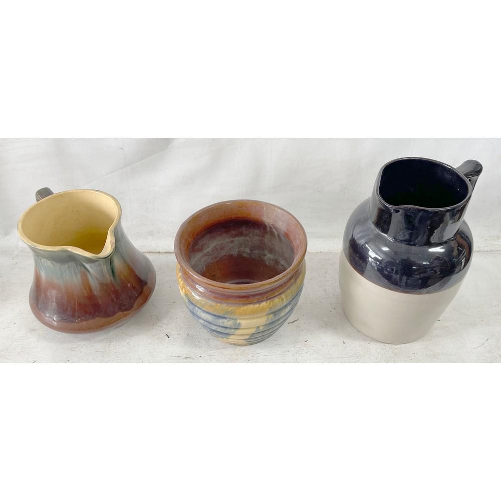 Three Pieces Of Stoneware Weller/glazed (1 of 1)