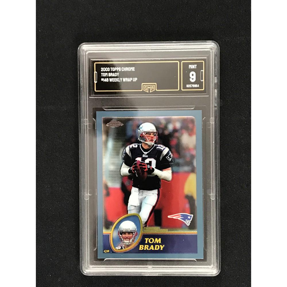 2003 Topps Chrome Mslbd Base Card 124 Tom Brady (1 of 2)