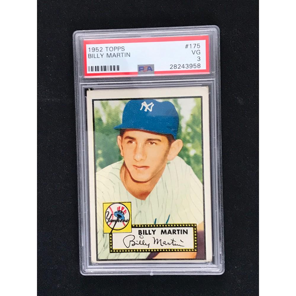 1952 Topps Billy Martin Rookie Card Psa 3 (1 of 2)