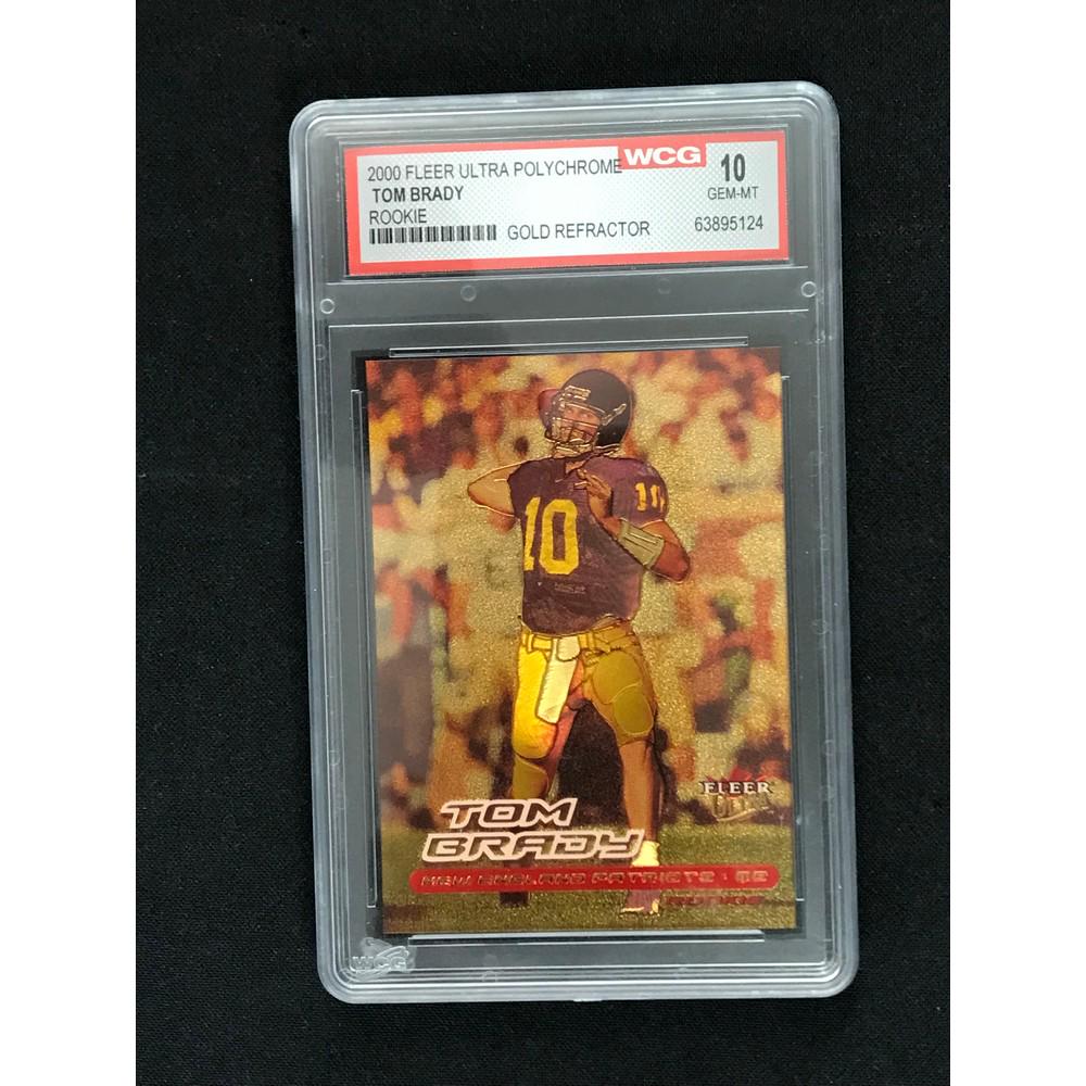 2000 Fleer Ultra Polychrome Tom Brady Rc Refractor (1 of 2)