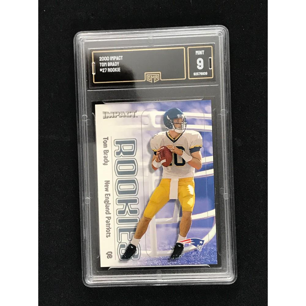 2000 Impact Tom Brady Rc  Gma 9 (1 of 2)