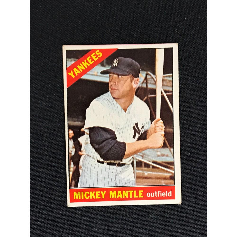 1966 Topps Mickey Mantle With Crease (1 of 2)