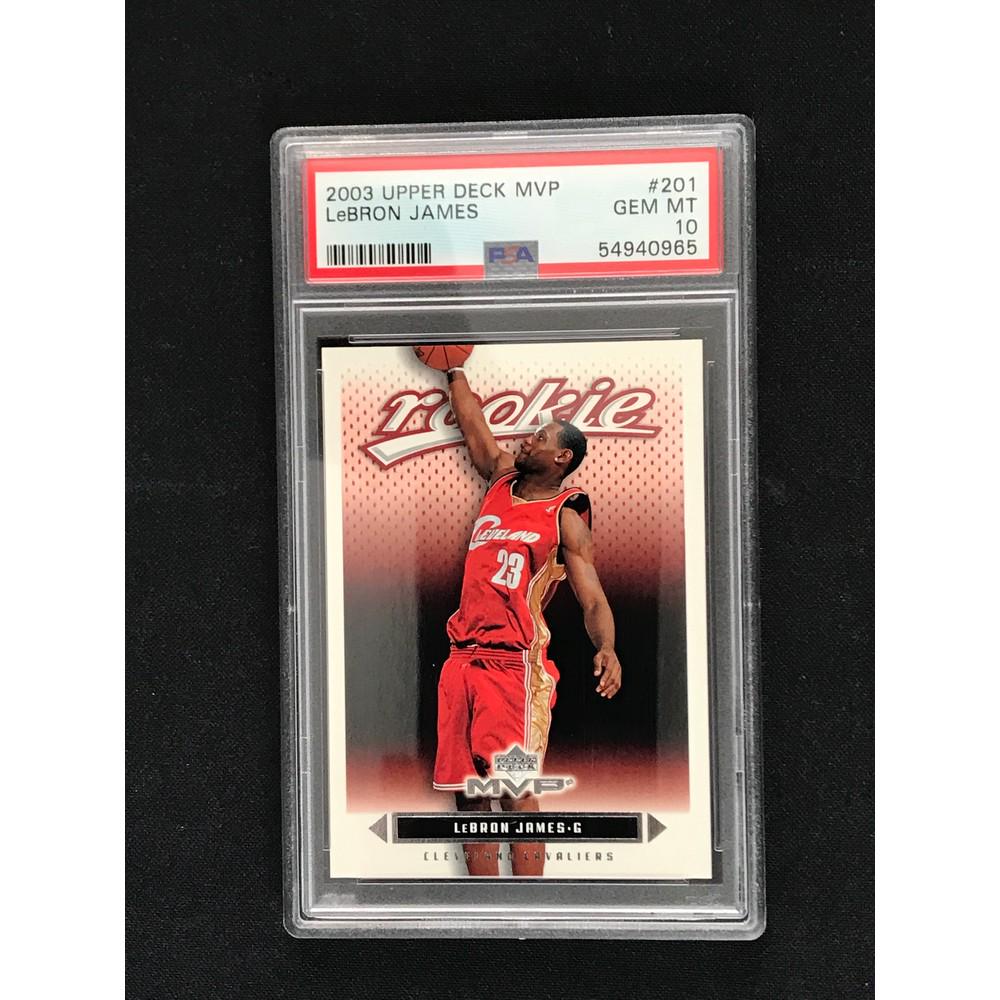 2003 Ud Mvp Lebron James Rookie Psa 10 (1 of 2)