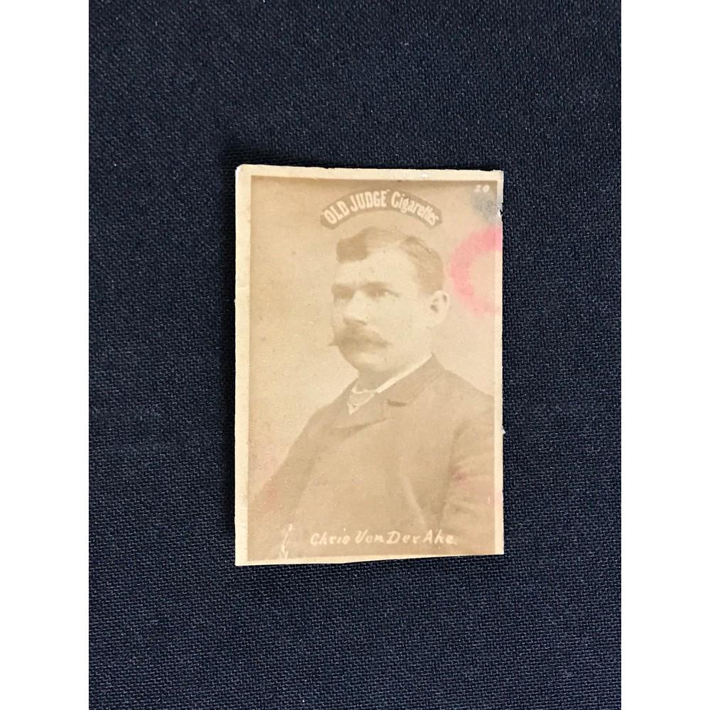 1887 Old Judge Chris Van Der Ahe Low Grade (1 of 2)