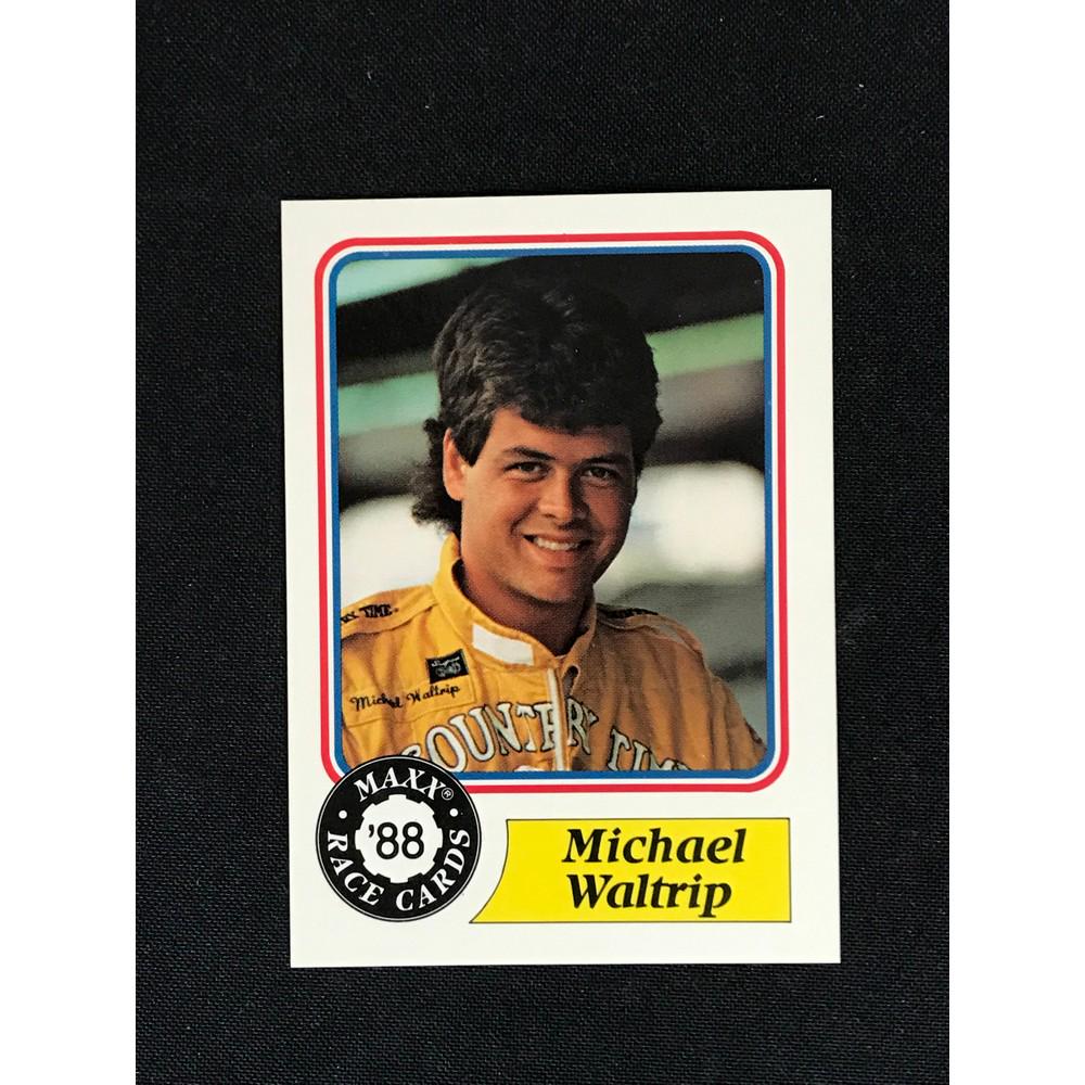 1988 Maxx Nascar Michael Waltrip Rookie Card (1 of 2)