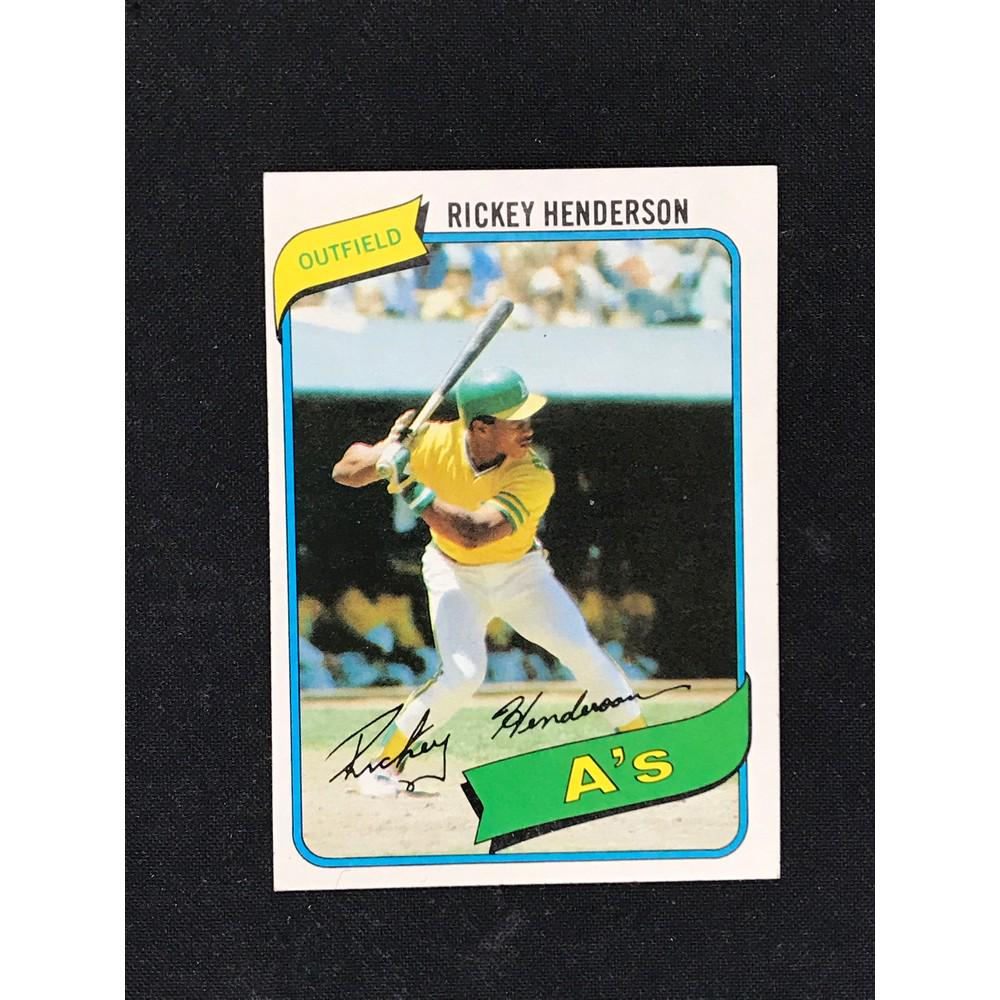 1980 Topps Rickey Henderson Rookie Near Mint (1 of 2)