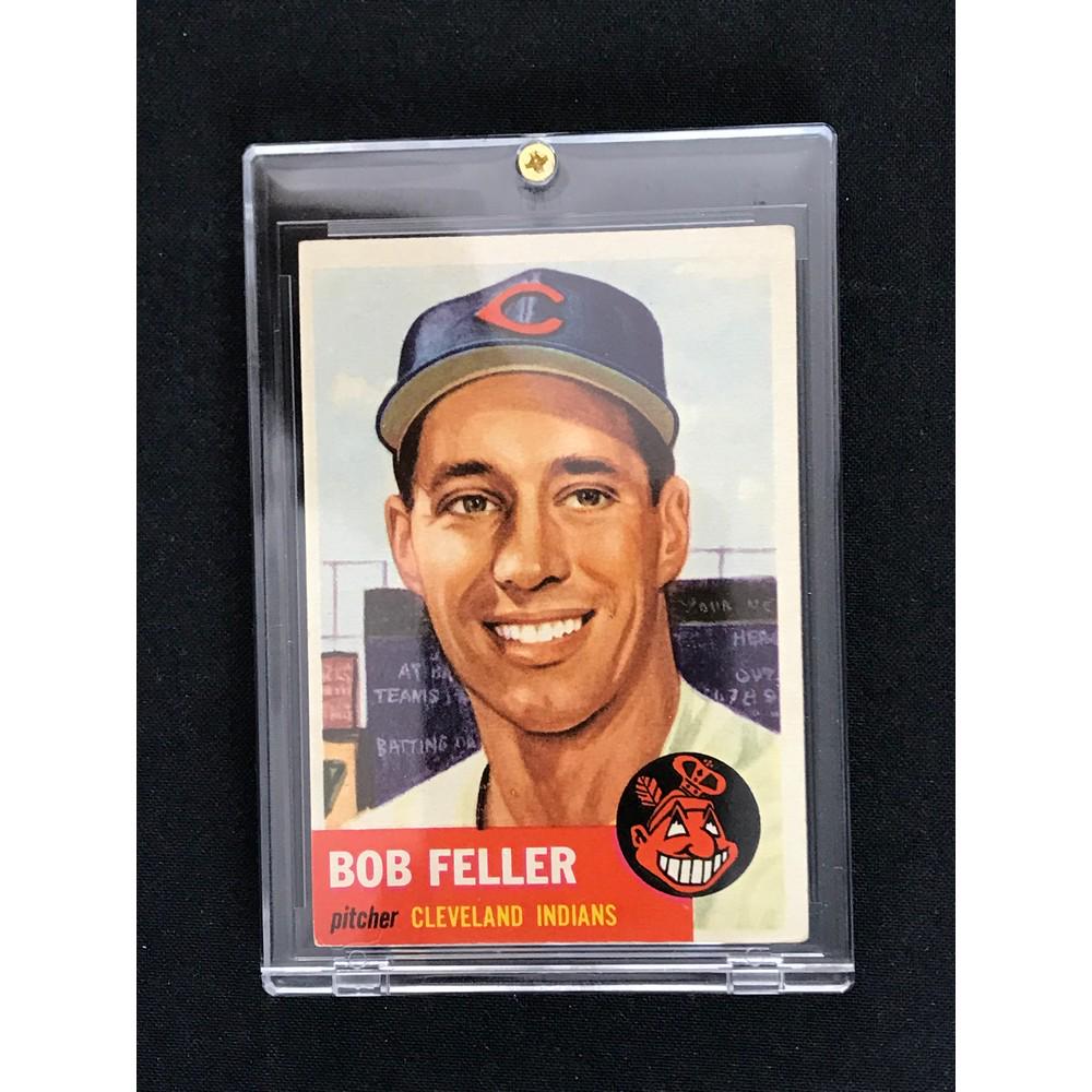 1953 Topps #54 Bob Feller: 1953 Topps #54 Bob Feller