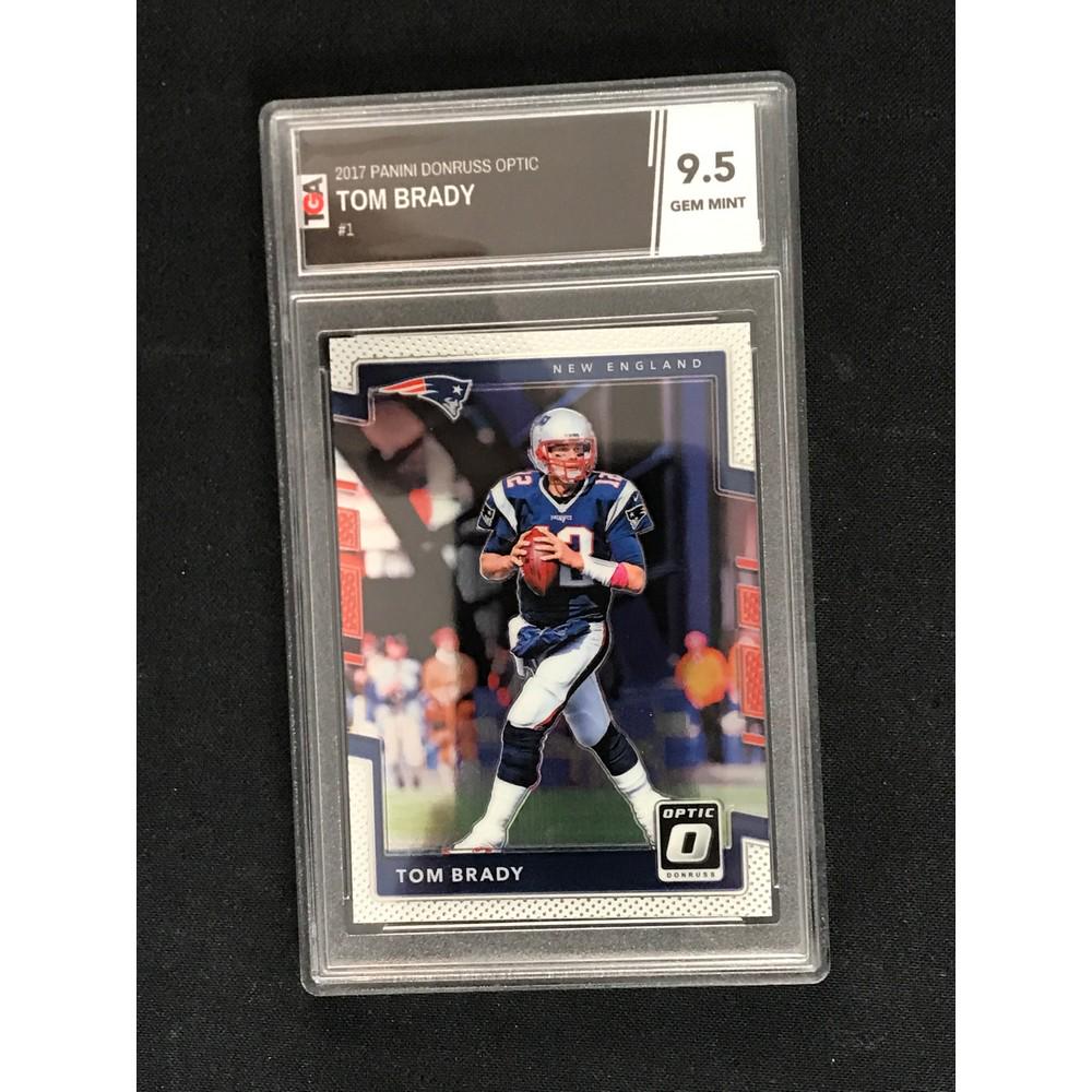 2017 Panini Donruss Optic Tom Brady Tga 9.5 (1 of 2)