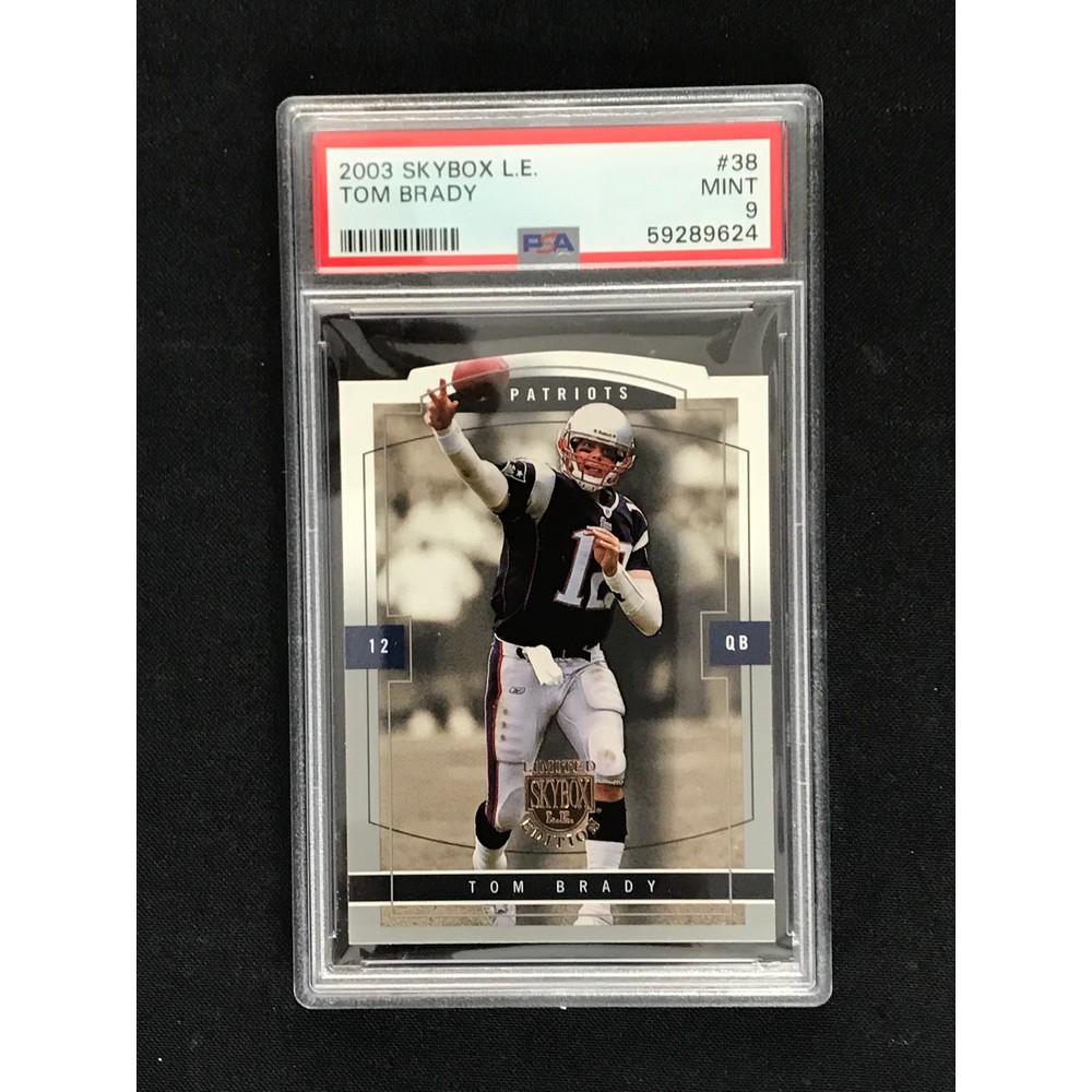 2003 Skybox L.e.  Tom Brady Psa 9 (1 of 2)