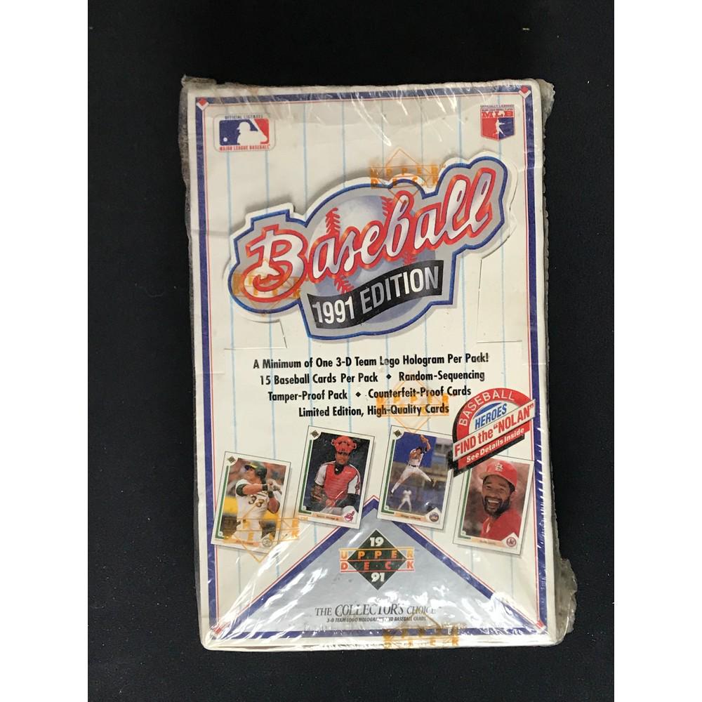 1 Box Of 1991 Upper Deck Baseball Cards Sealed (1 of 2)