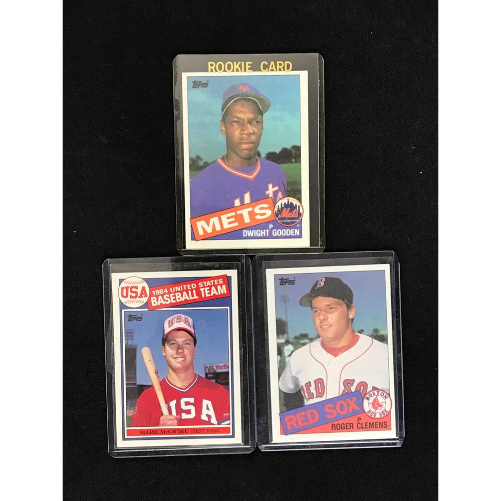 Three 1985 Topps Baseball Rookies (1 of 2)