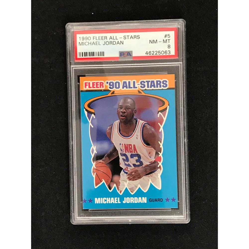 1990 Fleer Michael Jordan As #5 Psa 8 (1 of 2)