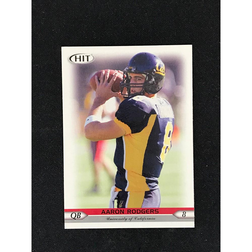 2005 Sage Hit Aaron Rodgers Rc #8 (1 of 2)
