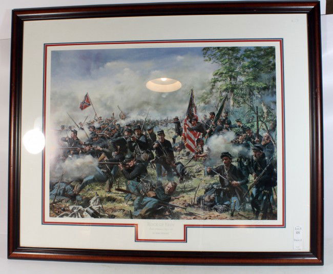 Don Troiani signed Print "Rock of Erin" with docume: Don Troiani signed Print "Rock of Erin" with documentation