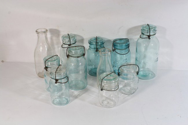 Lot of canning jars: Lot of canning jars