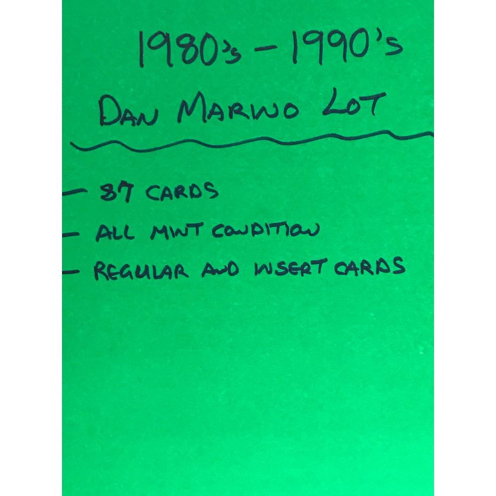 87 1980's-1990's Dan Marino Cards (1 of 7)