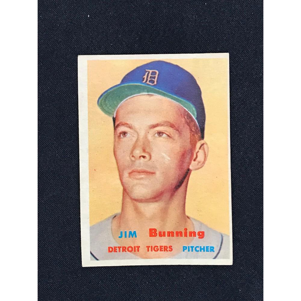 1957 Topps Jim Bunning Rookie Card (1 of 2)